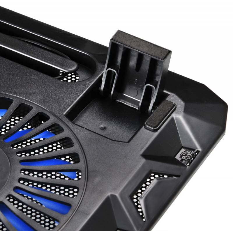 Подставка для ноутбука Buro BU-LCP156-B214 15.6"358x270x21мм 1xUSB 2x 140ммFAN 597г металлическая сетка/пластик черный - фото 5