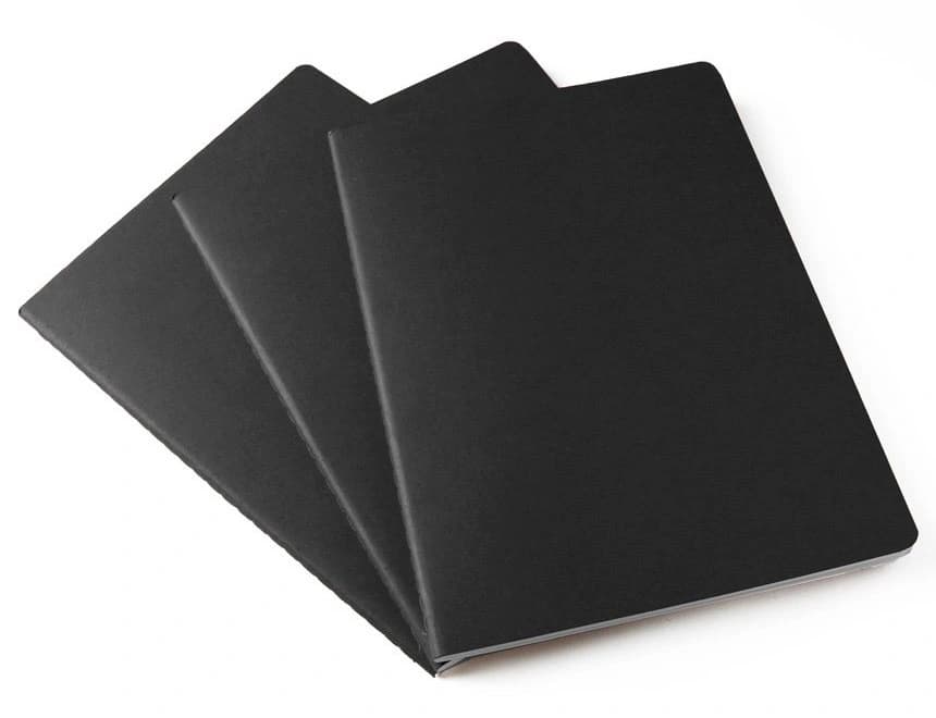 Блокнот Moleskine CAHIER JOURNAL QP421 XLarge 190х250мм обложка картон 120стр. линейка бежевый (3шт) - фото 3