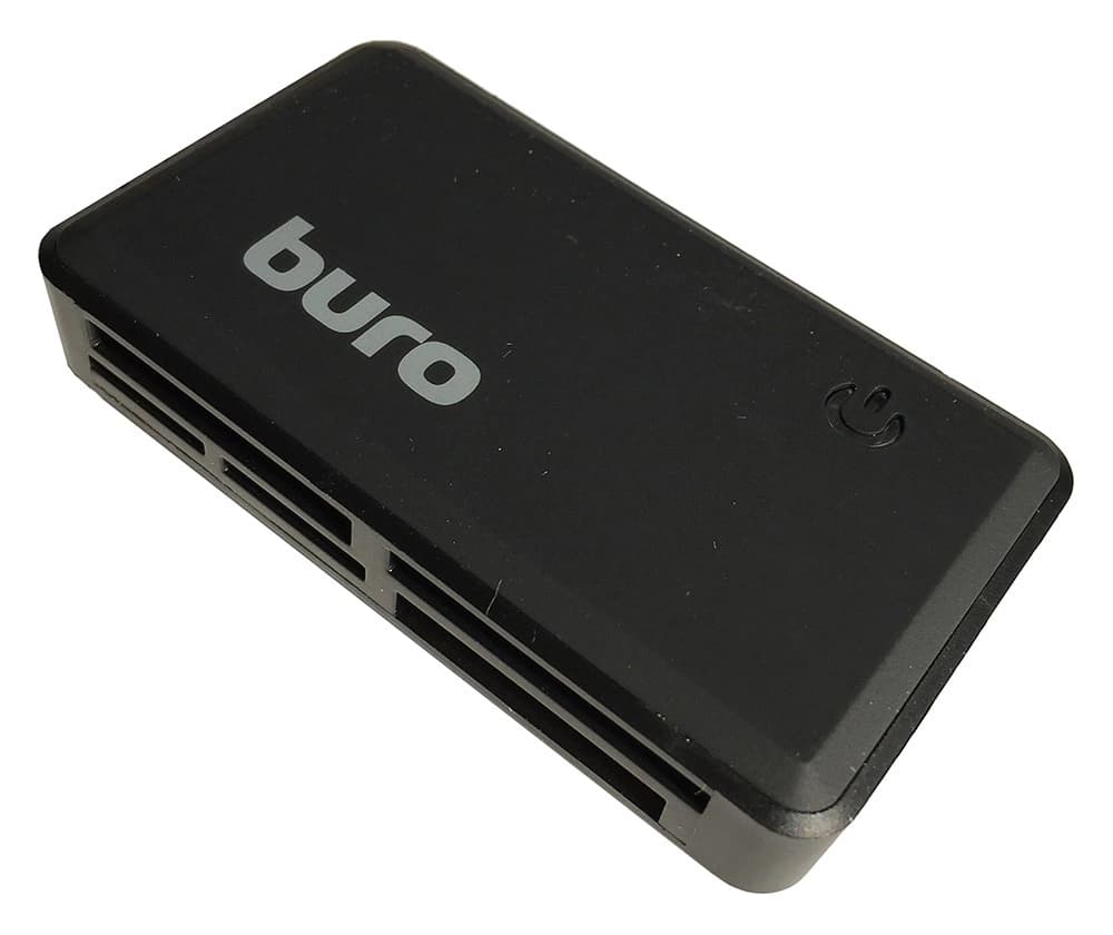 Устройство чтения карт памяти USB2.0 Buro BU-CR-151 черный - фото 5