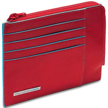 Чехол для кредитных карт Piquadro Blue Square PU1243B2R/R красный натур.кожа - фото 5