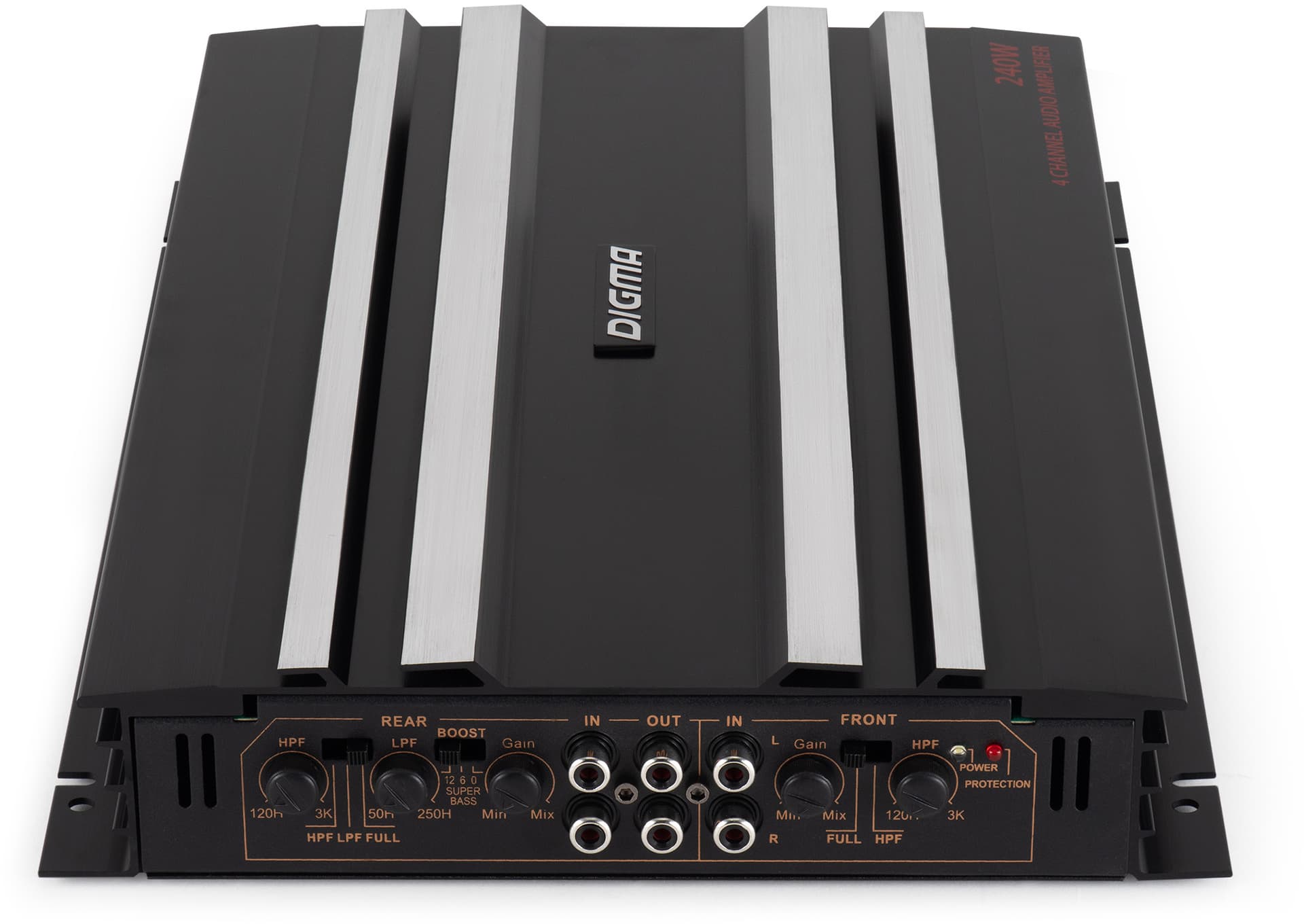 Усилитель автомобильный Digma DCP-400 четырехканальный - фото 2