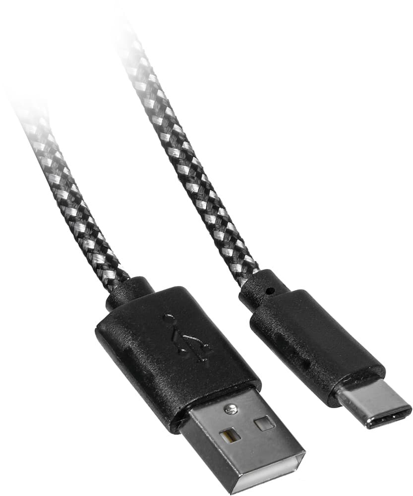 Кабель Buro Braided BHP RET TYPEC1 USB (m)-USB Type-C (m) 1м - фото 4