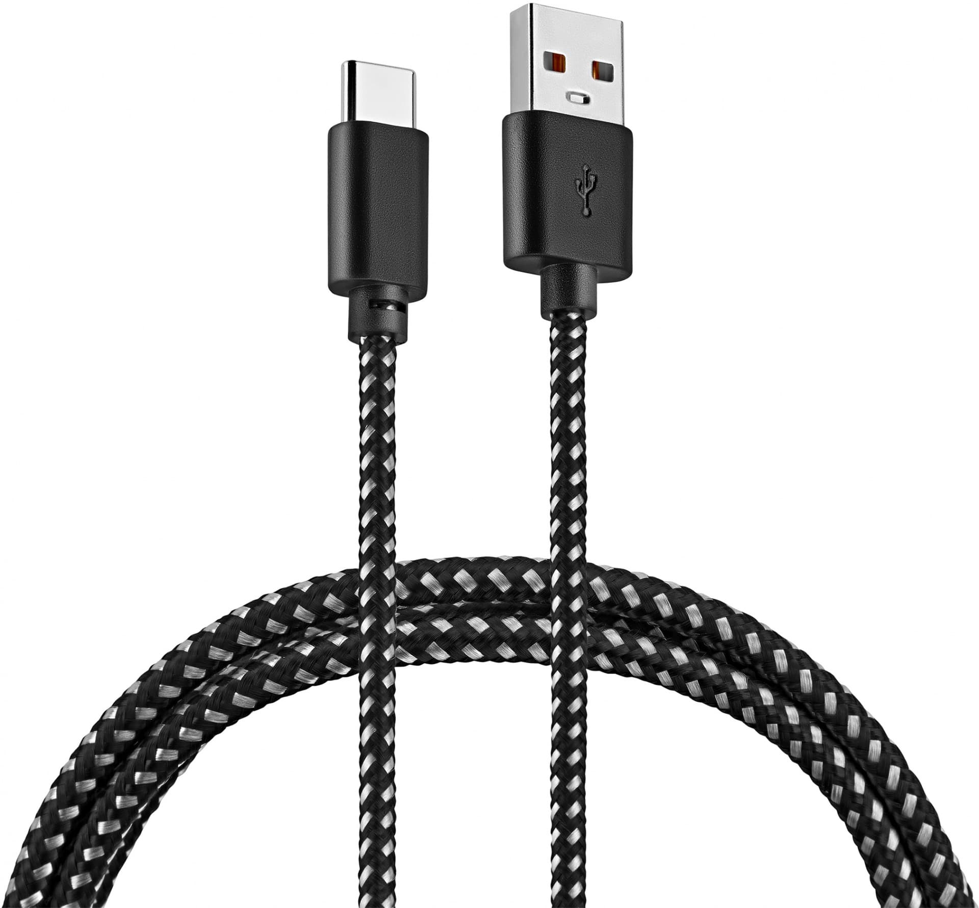 Кабель Buro Braided BHP RET TYPEC1 USB (m)-USB Type-C (m) 1м - фото 3