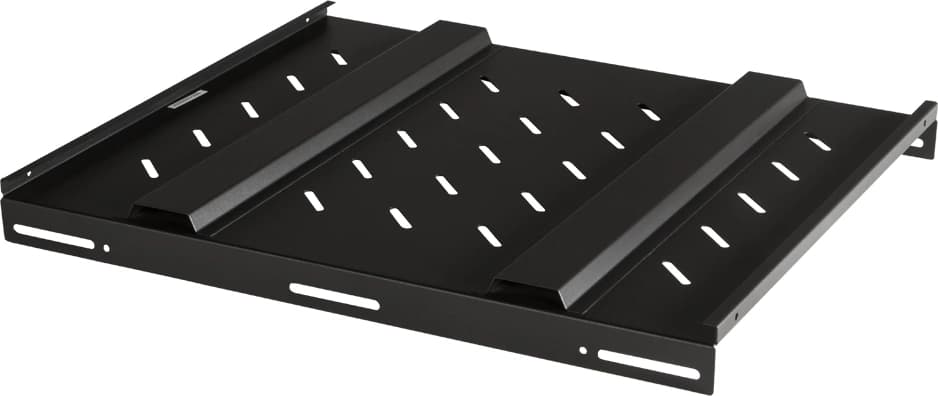 Полка стационарная Lanmaster TWT-CBB-S4-6/100 1U нагр.:100кг. 19" 350мм черный (упак.:1шт) - фото 3