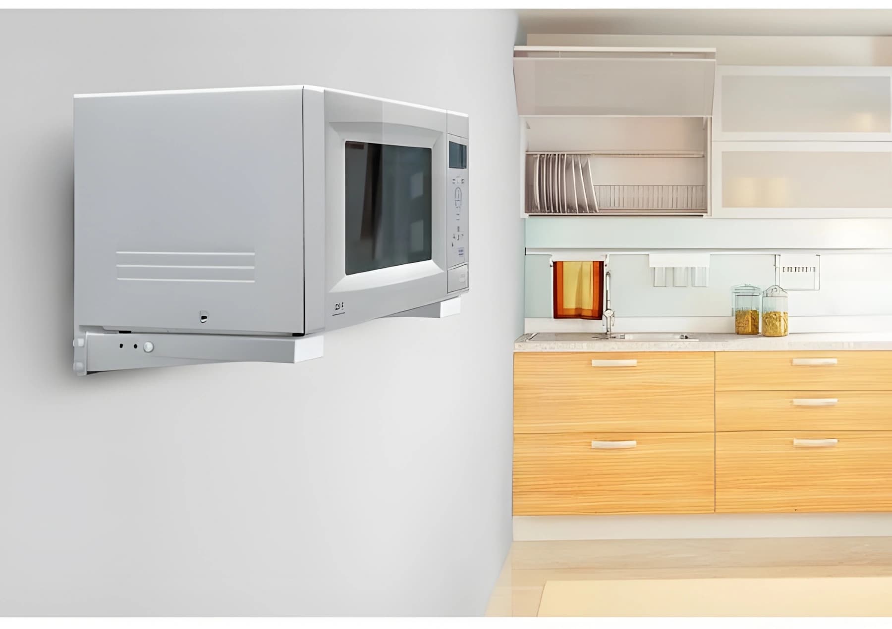 Кронштейн для СВЧ Holder MWS-2002 металлик макс.40кг настенный фиксированный - фото 5