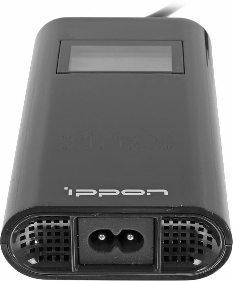 Блок питания Ippon D65U автоматический 65W 15V-19.5V 11-коннект. 3.5A от бытовой электросети LСD индикатор - фото 5