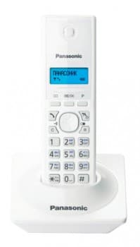 Р/Телефон Dect Panasonic KX-TG1711RUW белый АОН - фото 3
