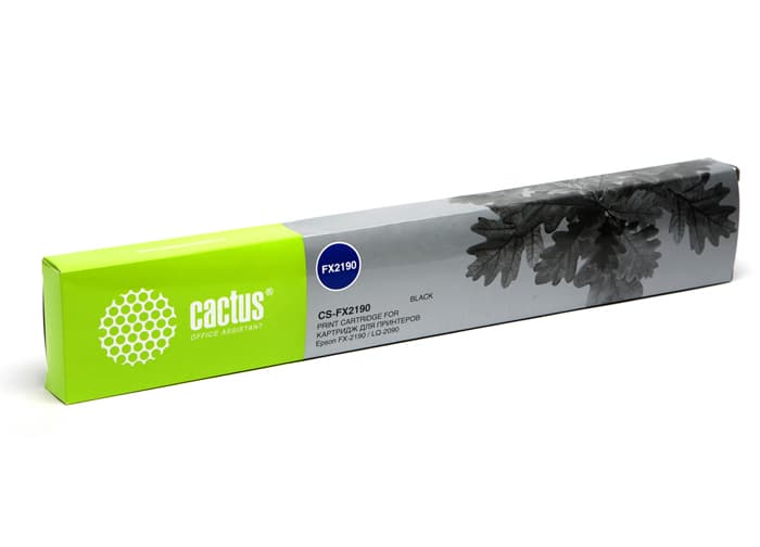 Картридж матричный Cactus CS-FX2190 C13S015327 12.7x32 черный для Epson FX-2190/LQ-2090 - фото 2