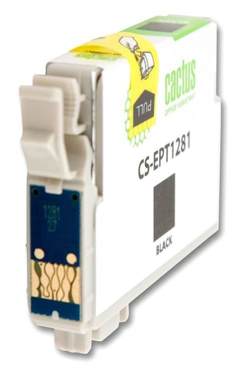 Картридж струйный Cactus CS-EPT1285 T1285 черный/голубой/пурпурный/желтый набор (31мл) для Epson Stylus SX125/SX425W/SX420W/S22/Office BX305F/BX305FW с чипом - фото 3