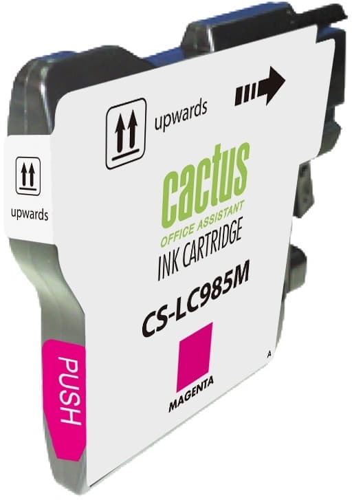 Картридж струйный Cactus CS-LC985M пурпурный (15мл) для Brother DCPJ315W/DCPJ515W/MFCJ265W с чипом - фото 4