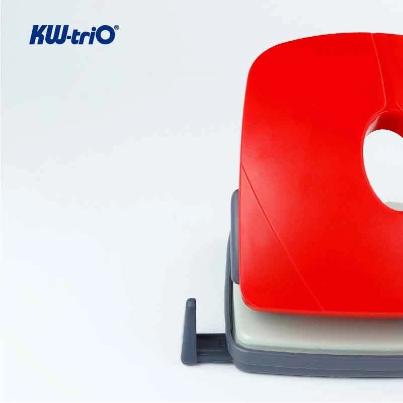 Дырокол Kw-Trio Vortex Medium 096P0 макс.:25лист. металл/пластик разные варианты цветов отв.:2 с линейкой - фото 5
