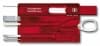 Швейцарская карта Victorinox SwissCard Classic (0.7100.T) красный полупрозрачный коробка подарочная - фото 3